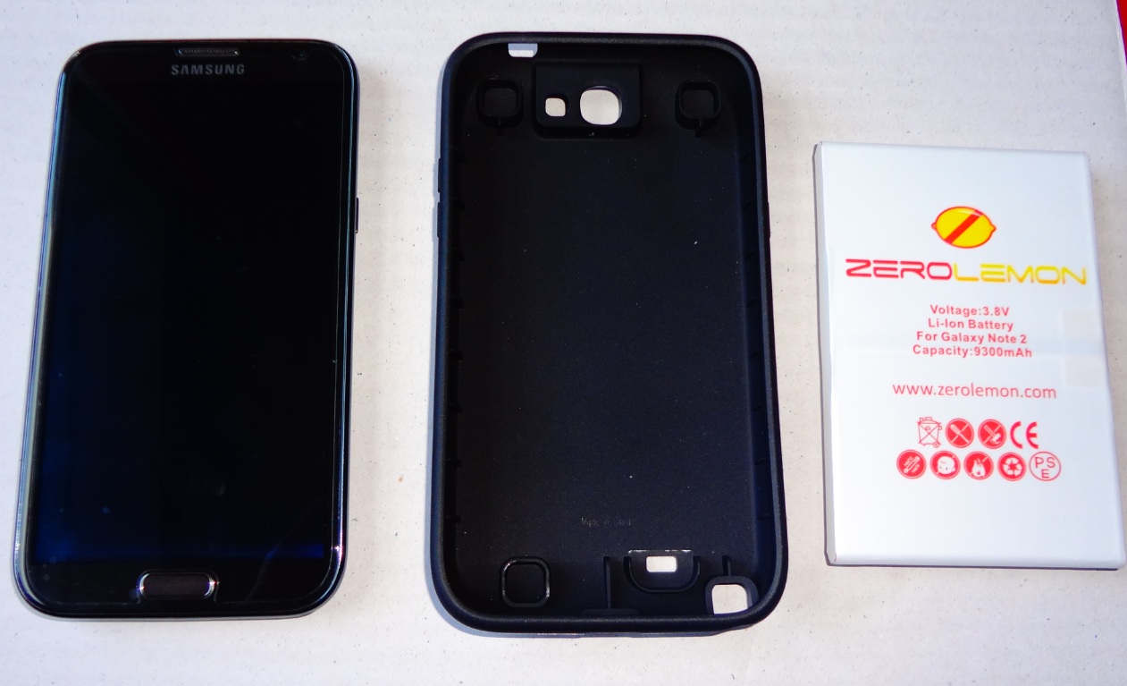 weekend Snavs Gennemsigtig Zerolemon 9300 mAh Extended Battery Kit For Samsung Note 2 – N7100 |  Glob3trotters