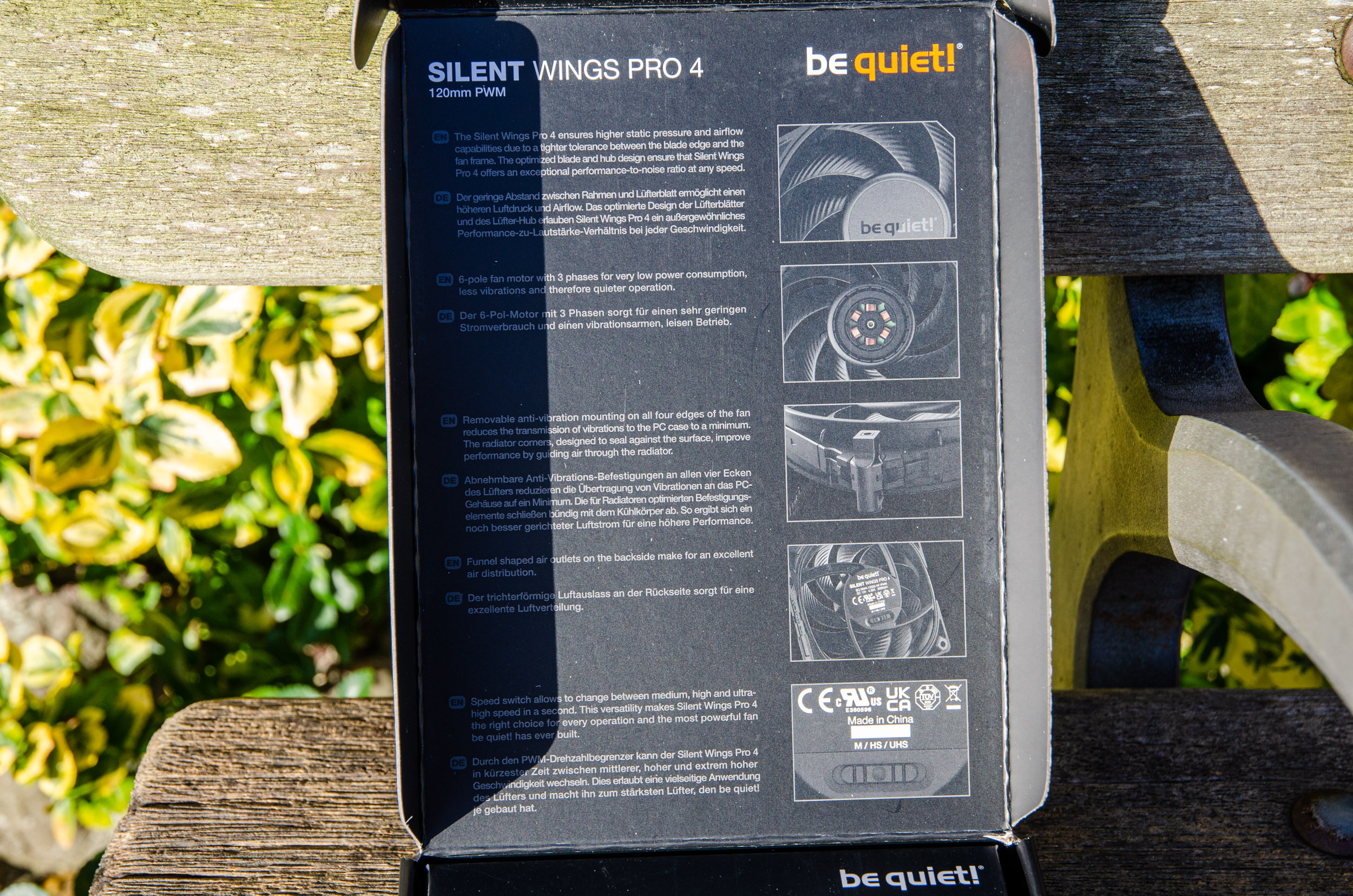 be quiet! Silent 4 Wings 120mm Glob3trotters | Pro